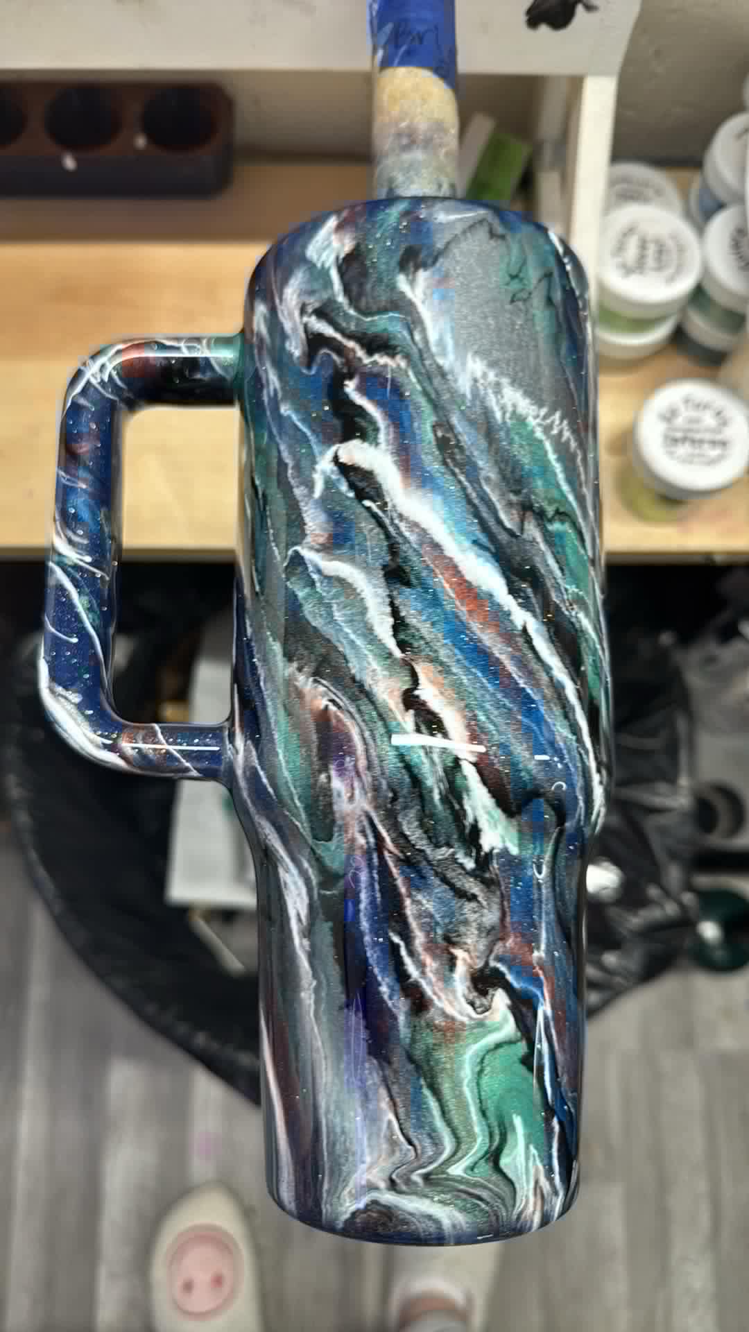 1226 ~ 40oz Big Swig ~ yankee blue ~ BRIAN T