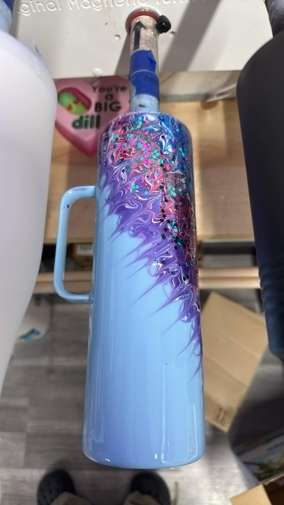 1311 ~ 30oz skinny hoggdle ~ atmosphere blue ~ CARRIE M