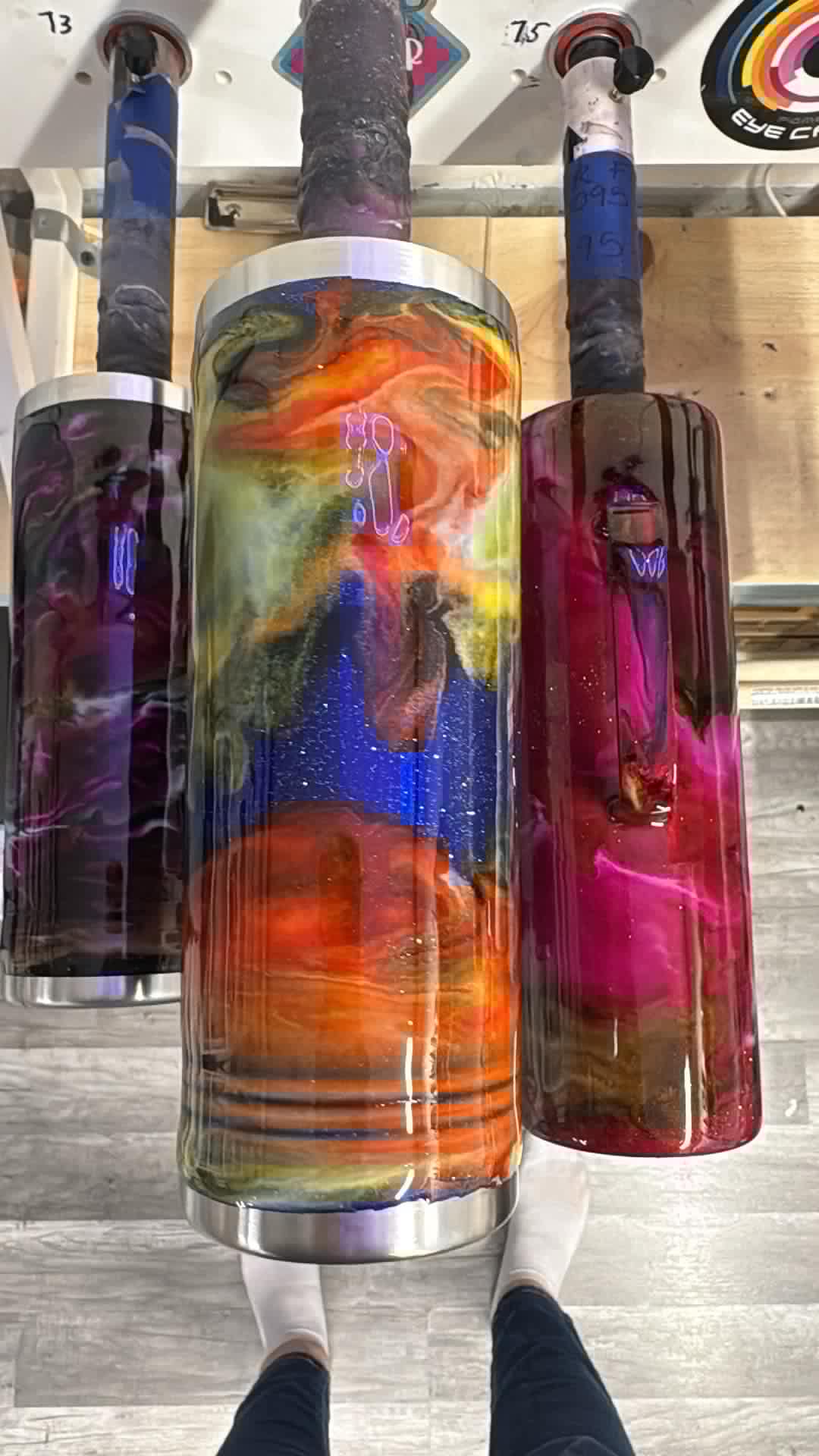 1401 ~ 22oz Polar Camel Skinny ~ choose your glaze ~ Justina B