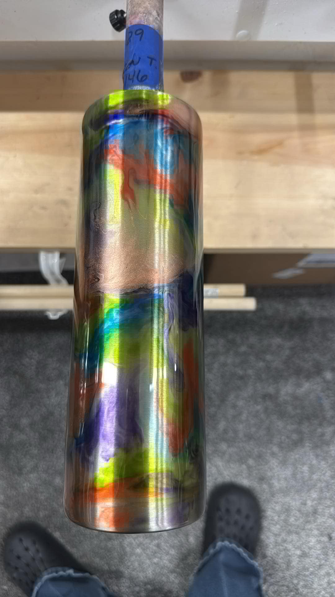 1429~ 30oz Skinny ~ STAINLESS ~ karen t