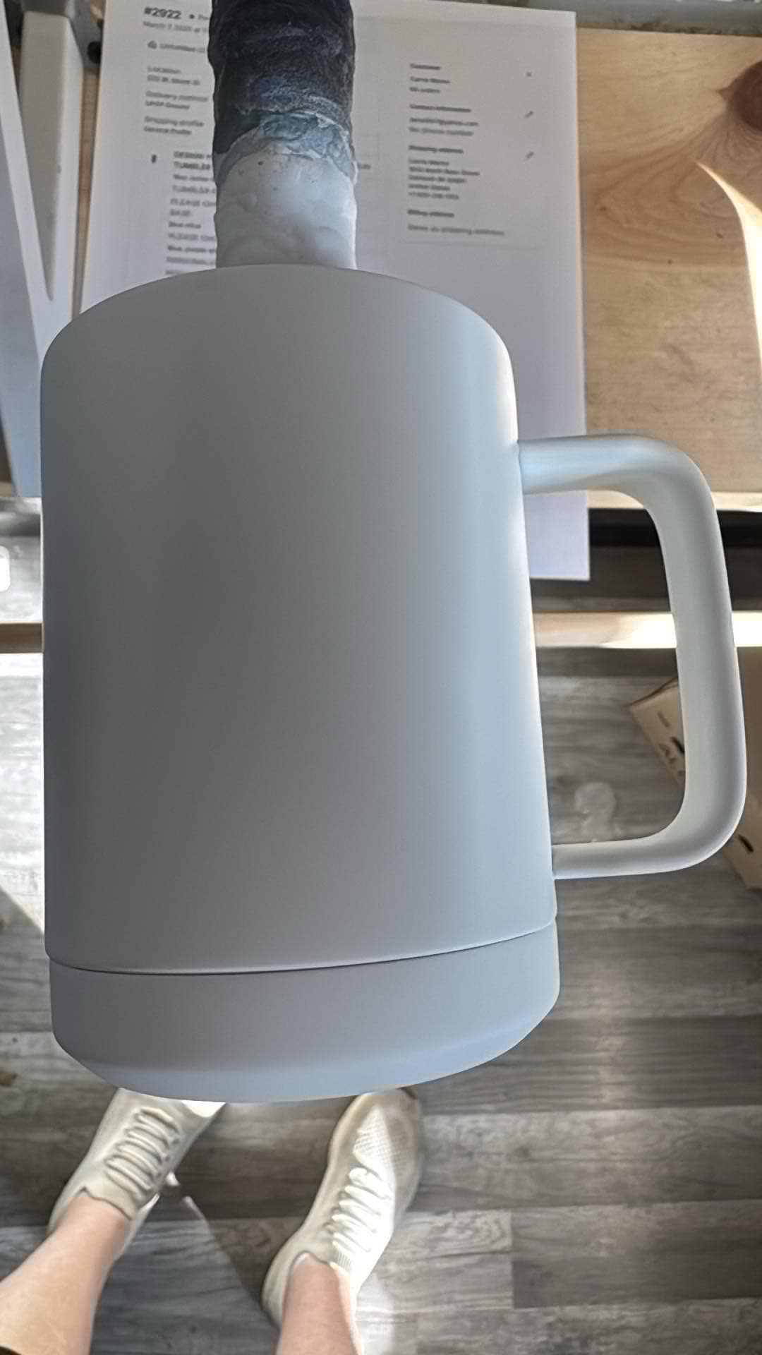 2259 ~ 15oz POLAR CAMEL MUG ~ WHITE