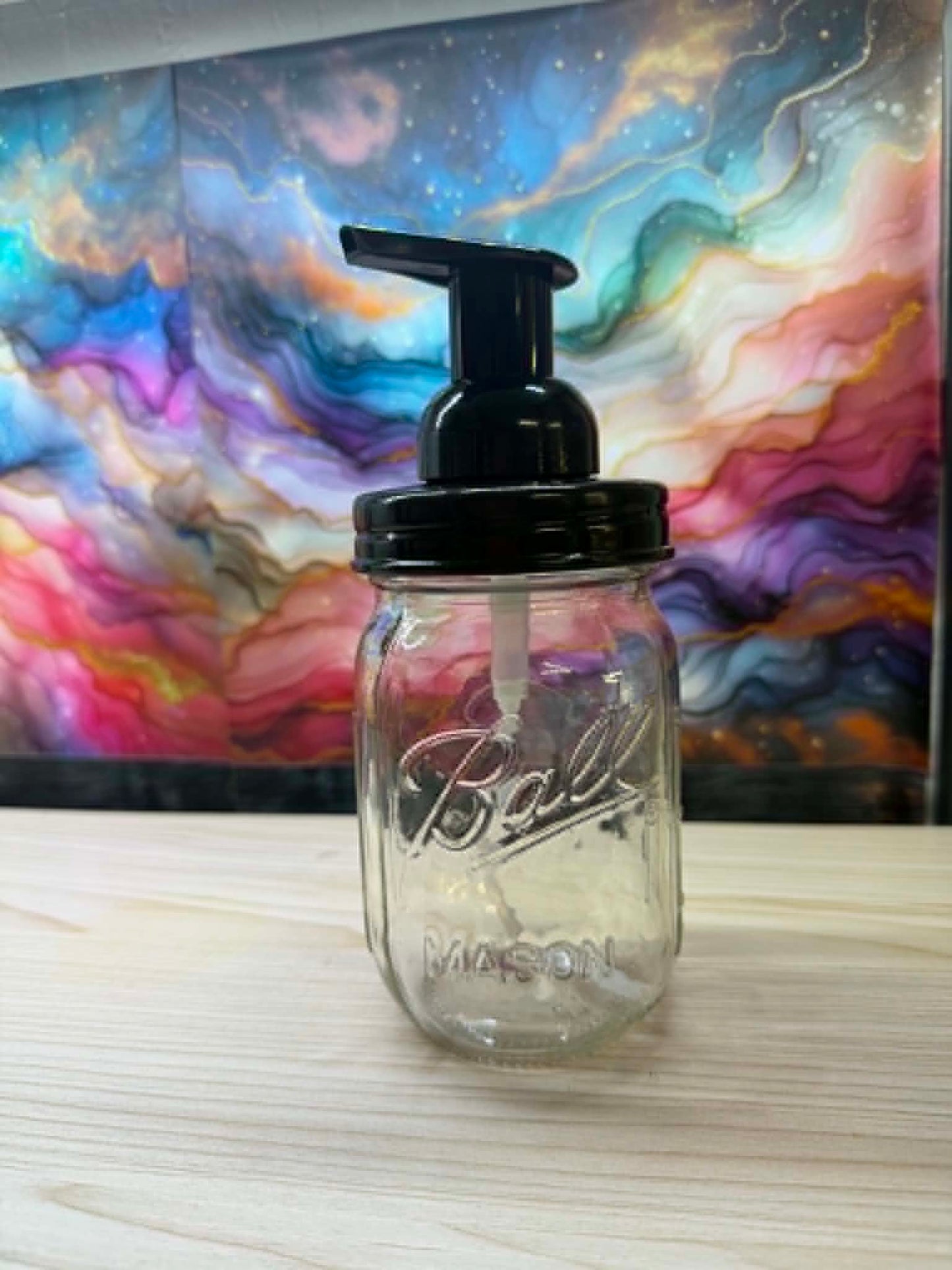 2698 - 16oz GLASS FOAMING SOAP DISPENSER