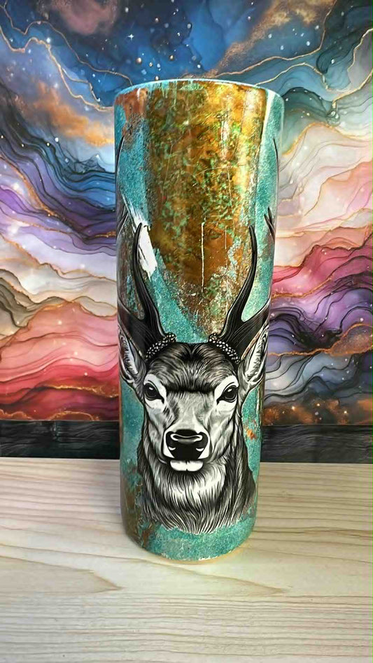 1900 ~ 20oz Skinny Duo ~ MIXED MEDIA ~ JEANNE J
