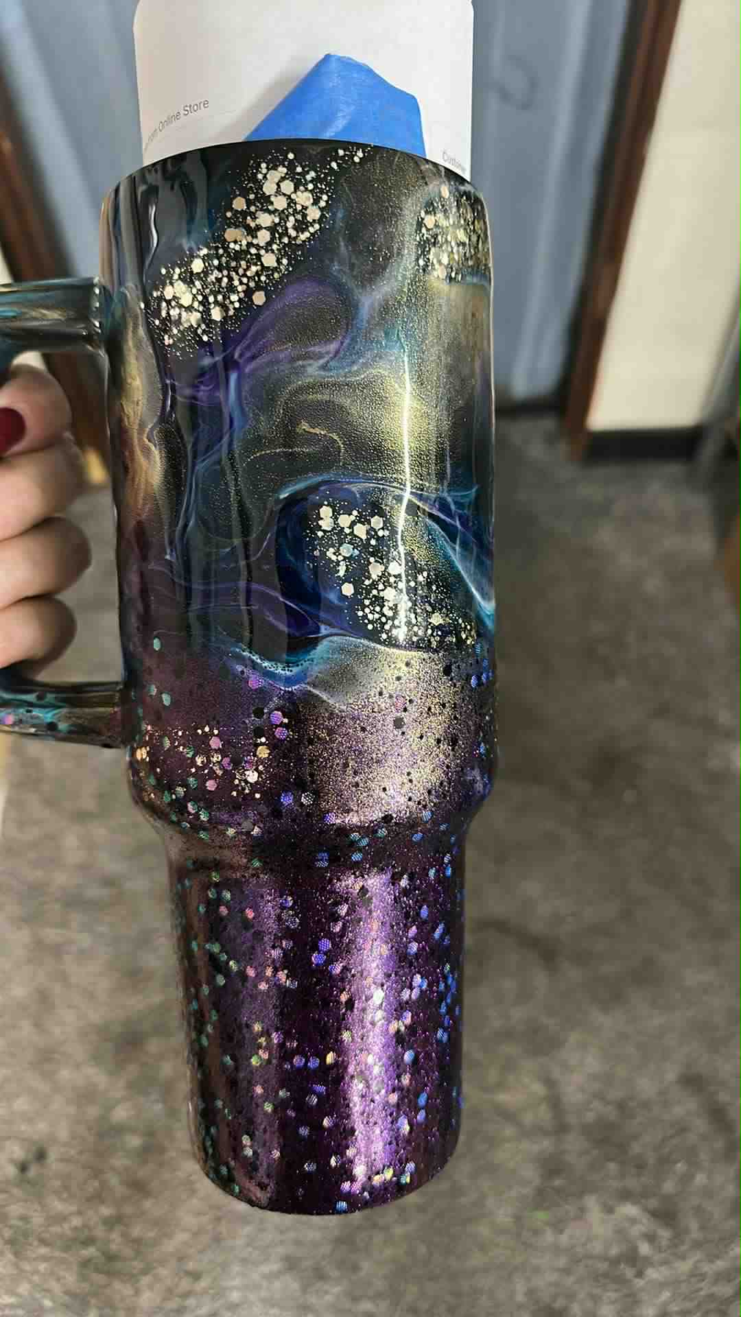 1974 ~ 40oz TRAVELER BLACK ~ jenn p