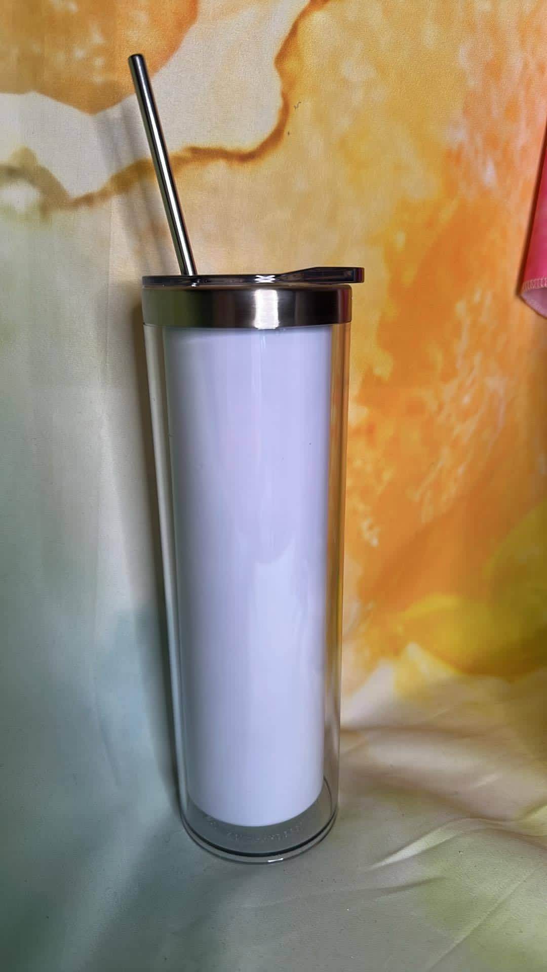 DESIGN-YOUR-OWN PHOTO GLITTER GLOBE TUMBLER