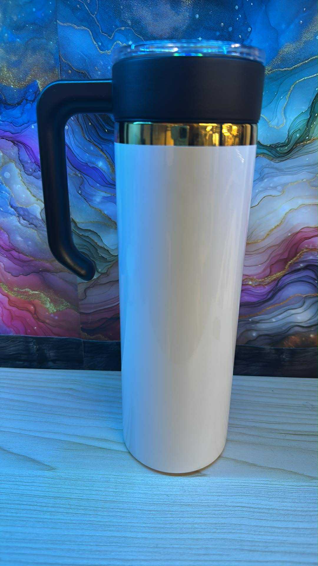 20oz SKINNY ~ TWIST SYSTEM ~ WHITE