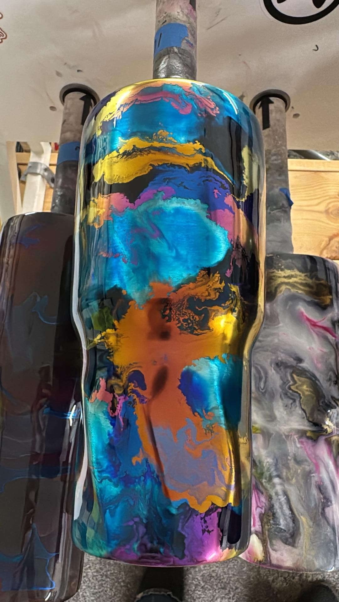 771 ~ 30oz twisted tumbler ~ AMBER F
