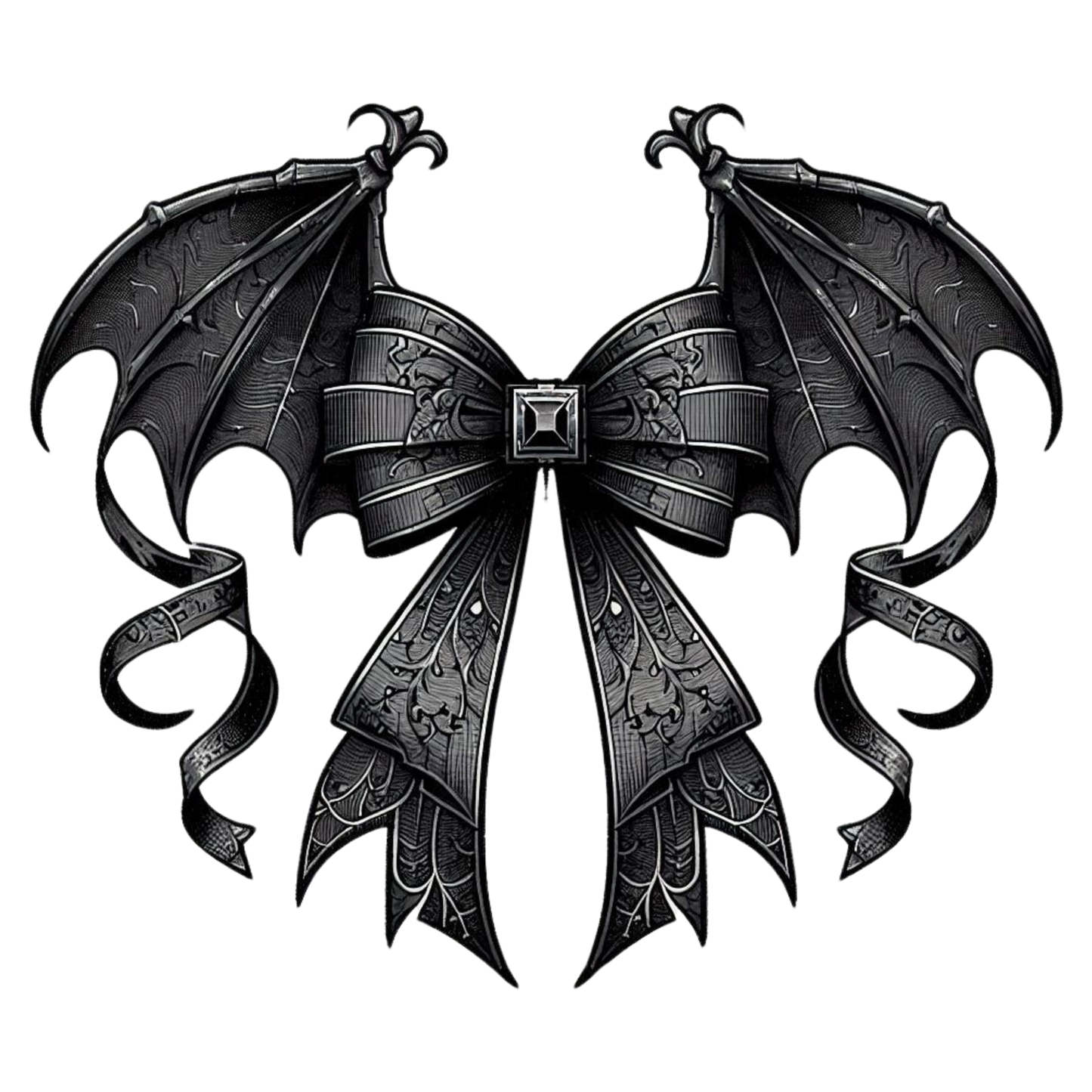 BLACK BAT BOW