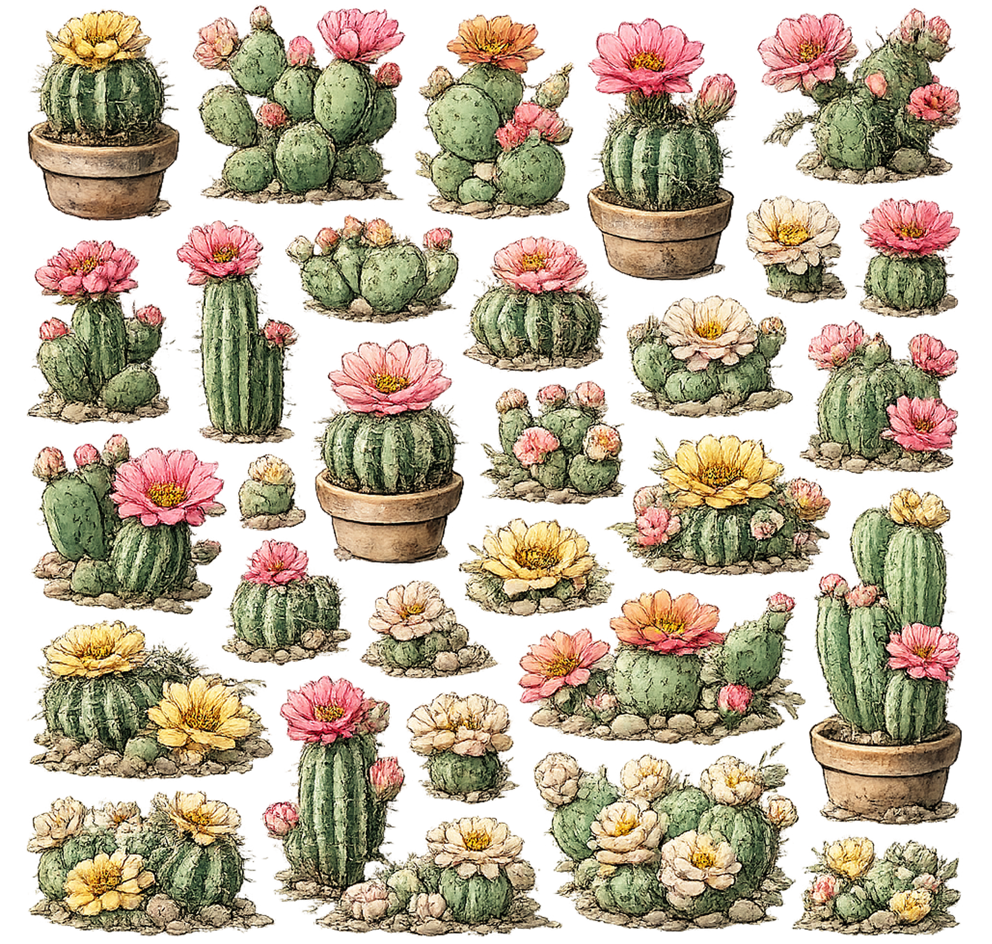 BLOOMING CACTUS