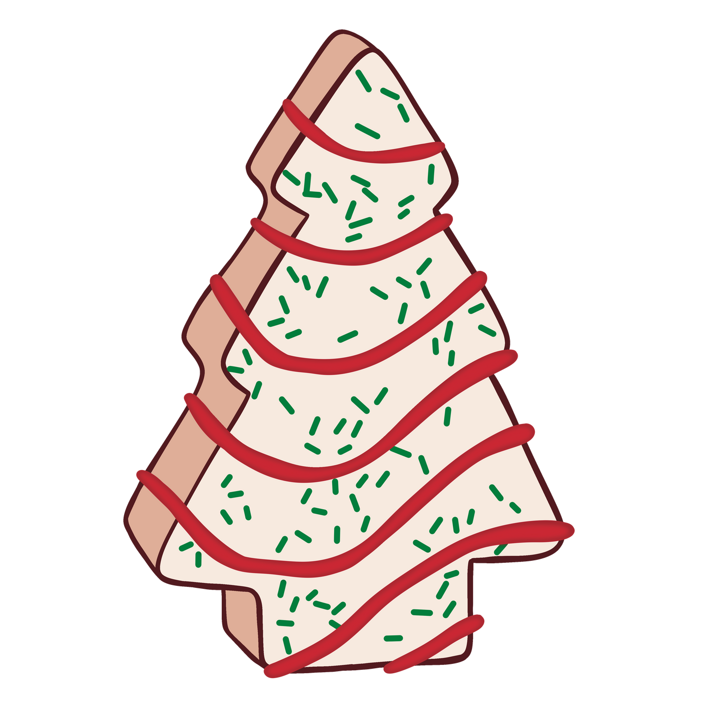 CHRISTMAS TREE CAKE