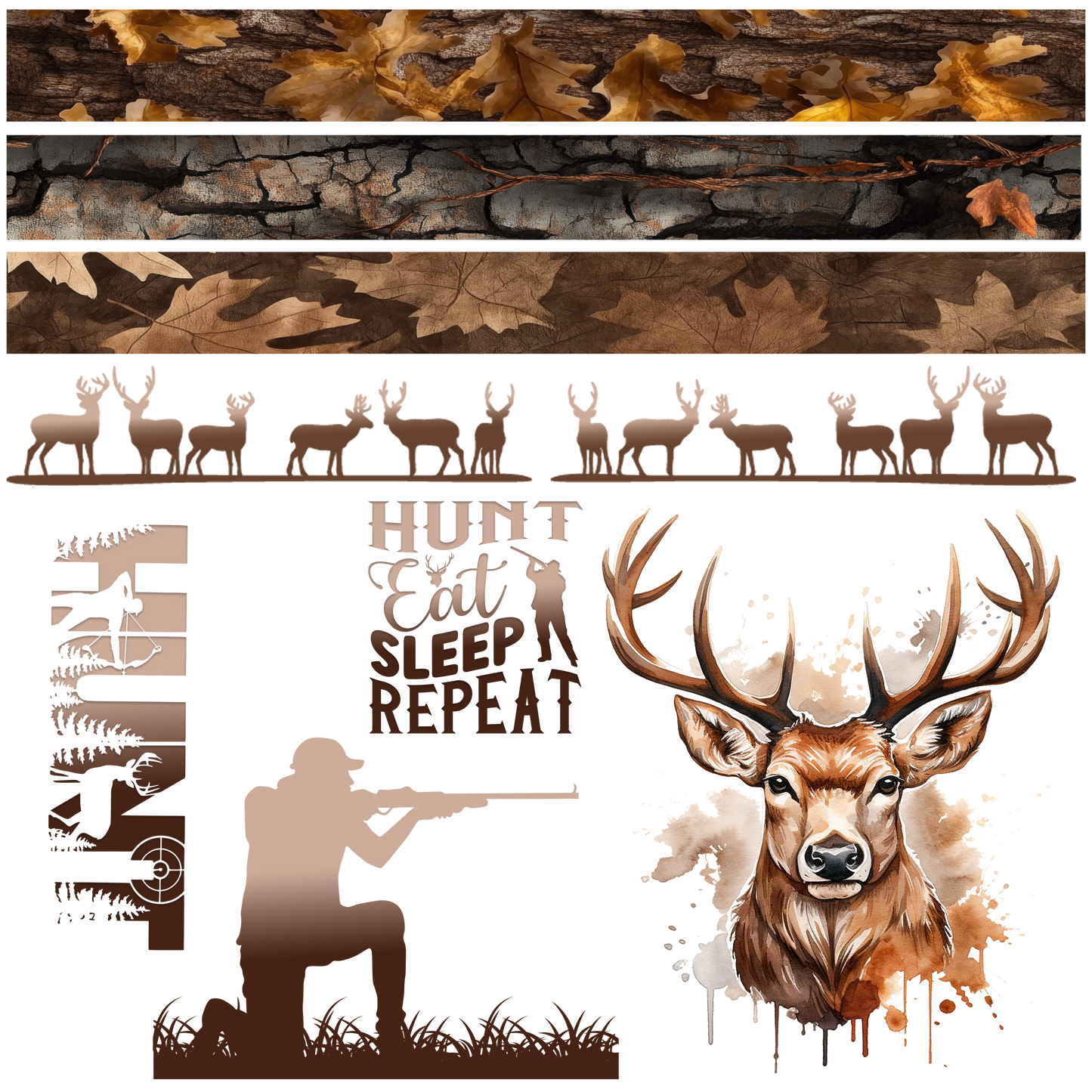 DEER HUNTING ELEMENT SHEET 1