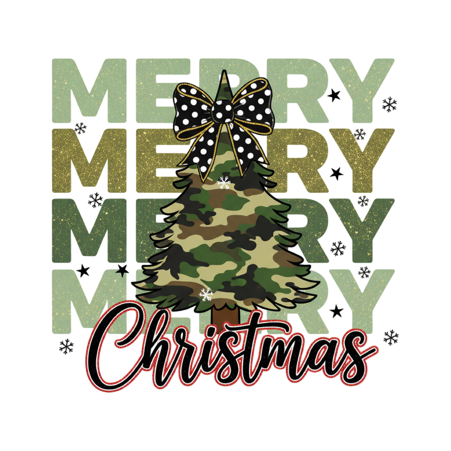 MERRY CHRISTMAS CAMO