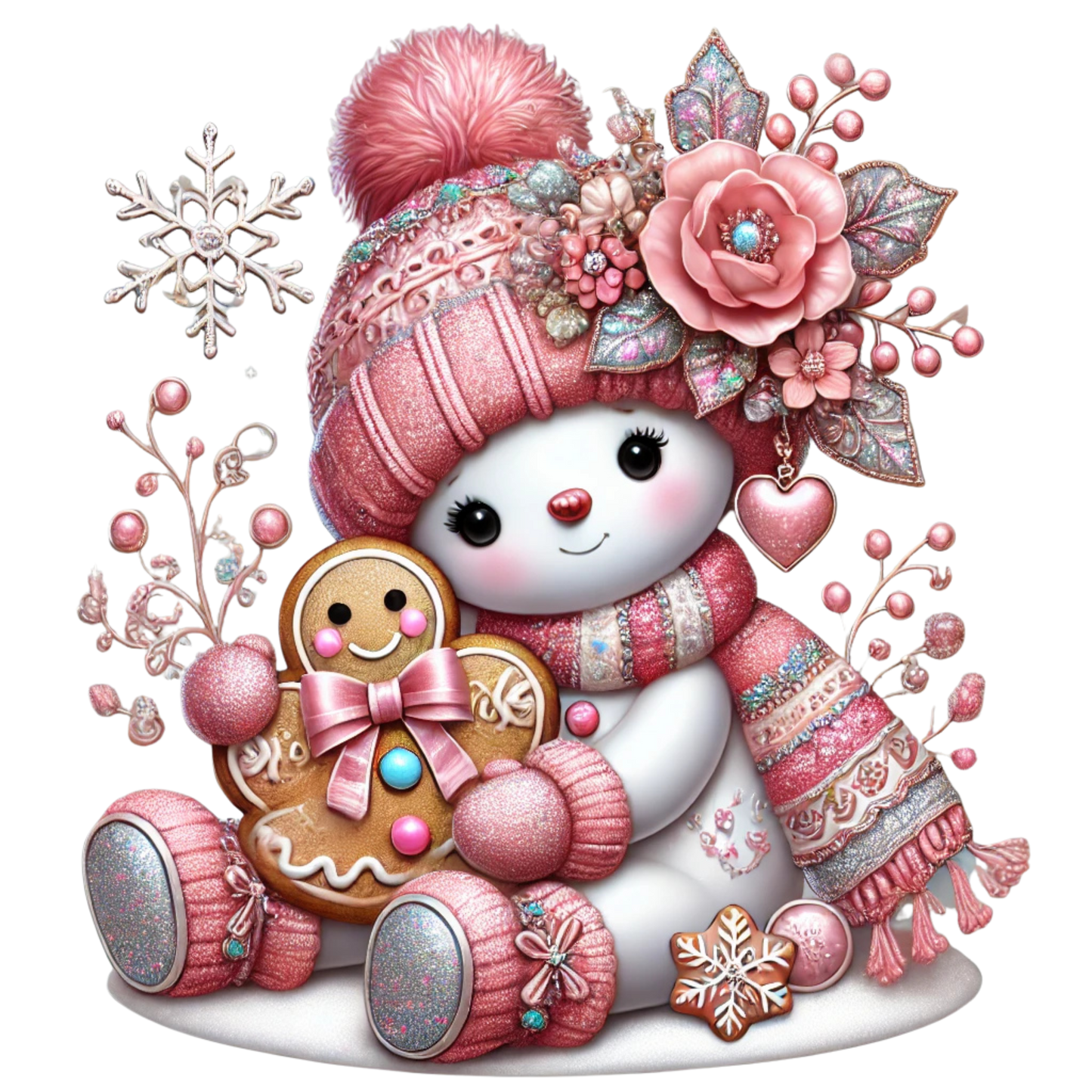 PINK SNOWMAN 1