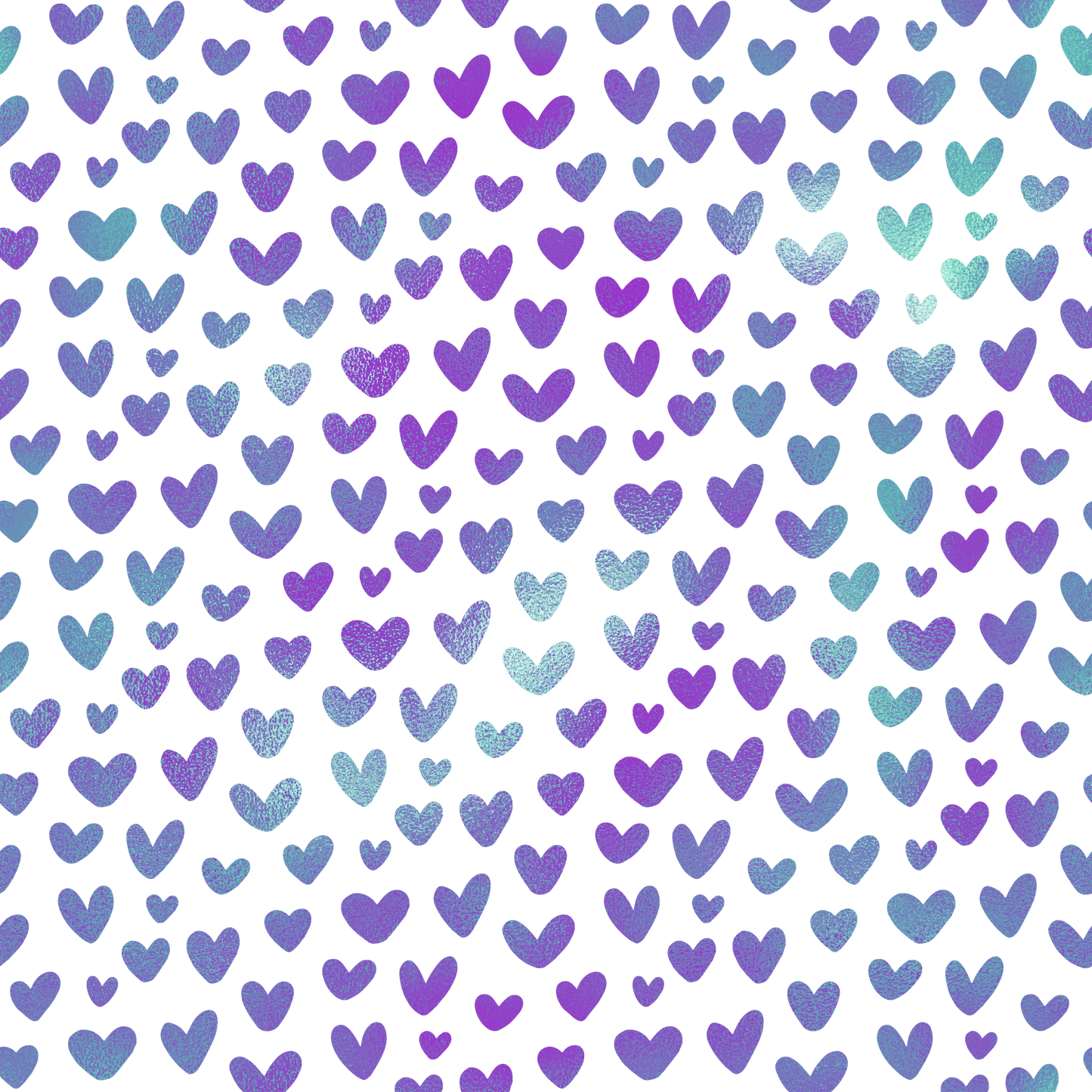 PURPLE TEAL HEART SHEET