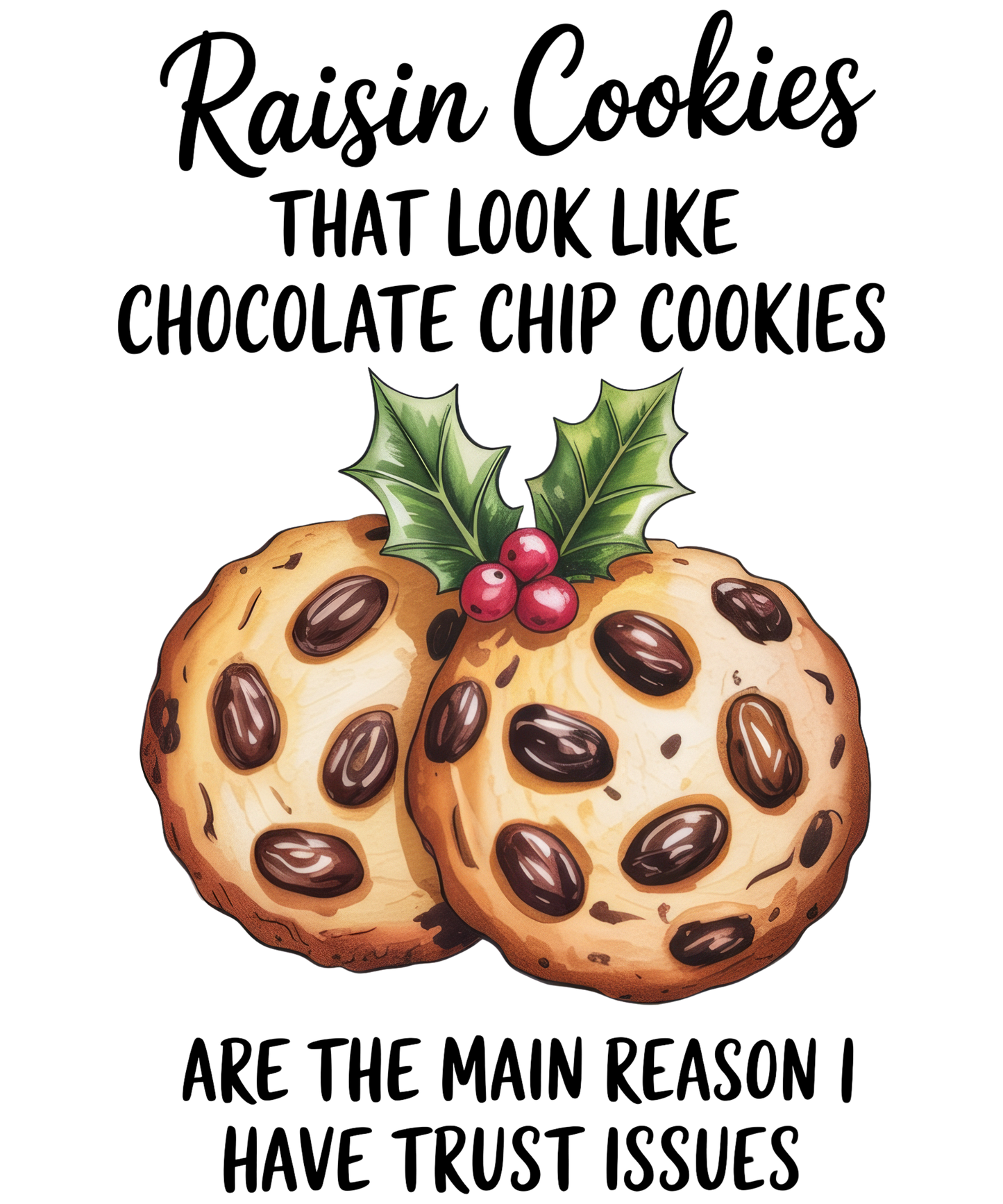 RAISIN COOKIES ARE THE REASON