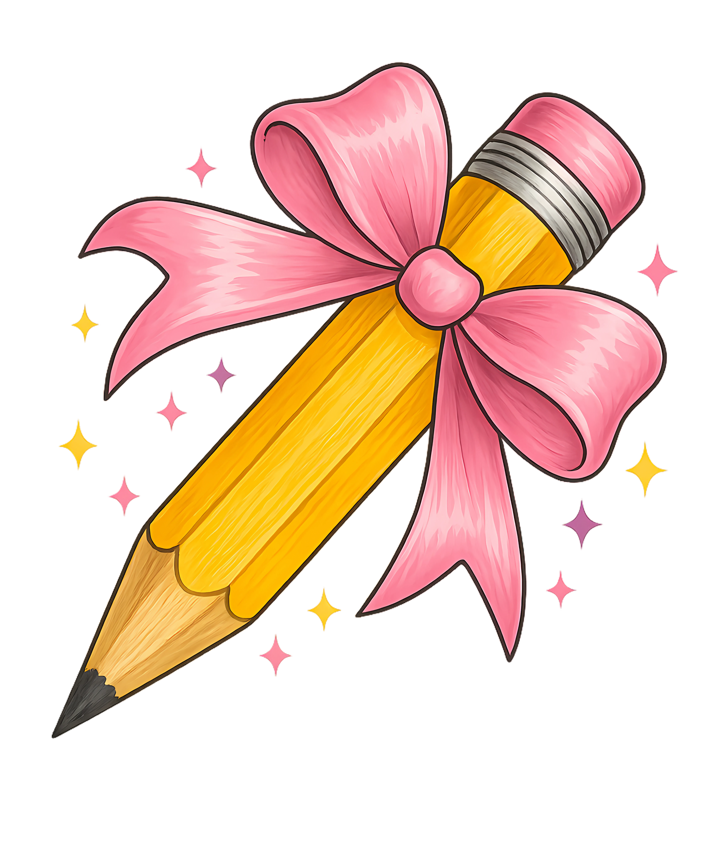 PINK BOW PENCIL