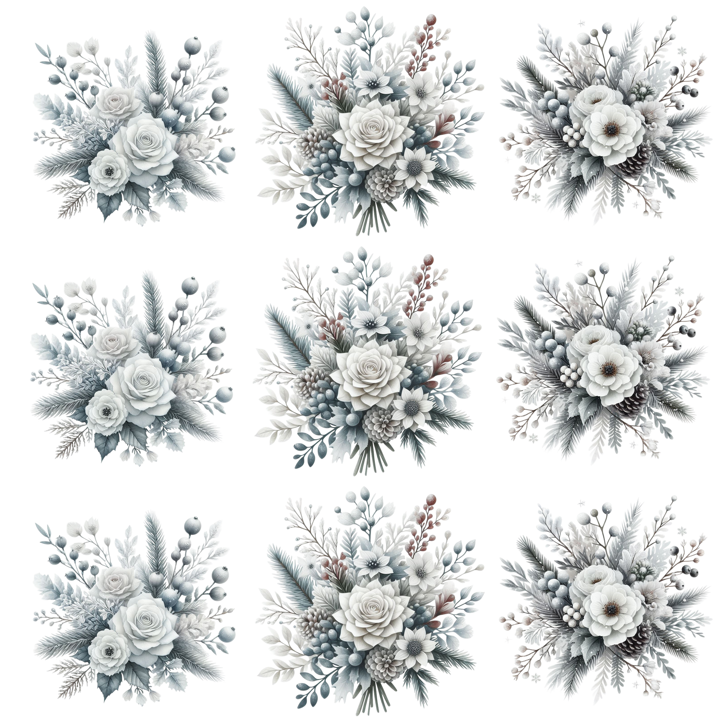 WINTER BOUQUET SHEET