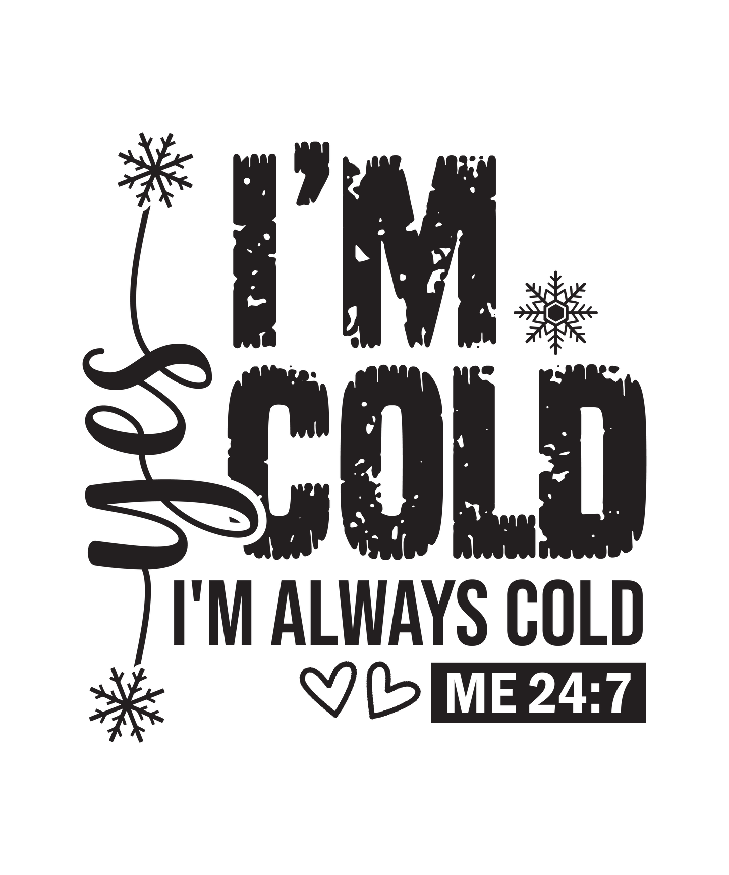 YES I'M COLD