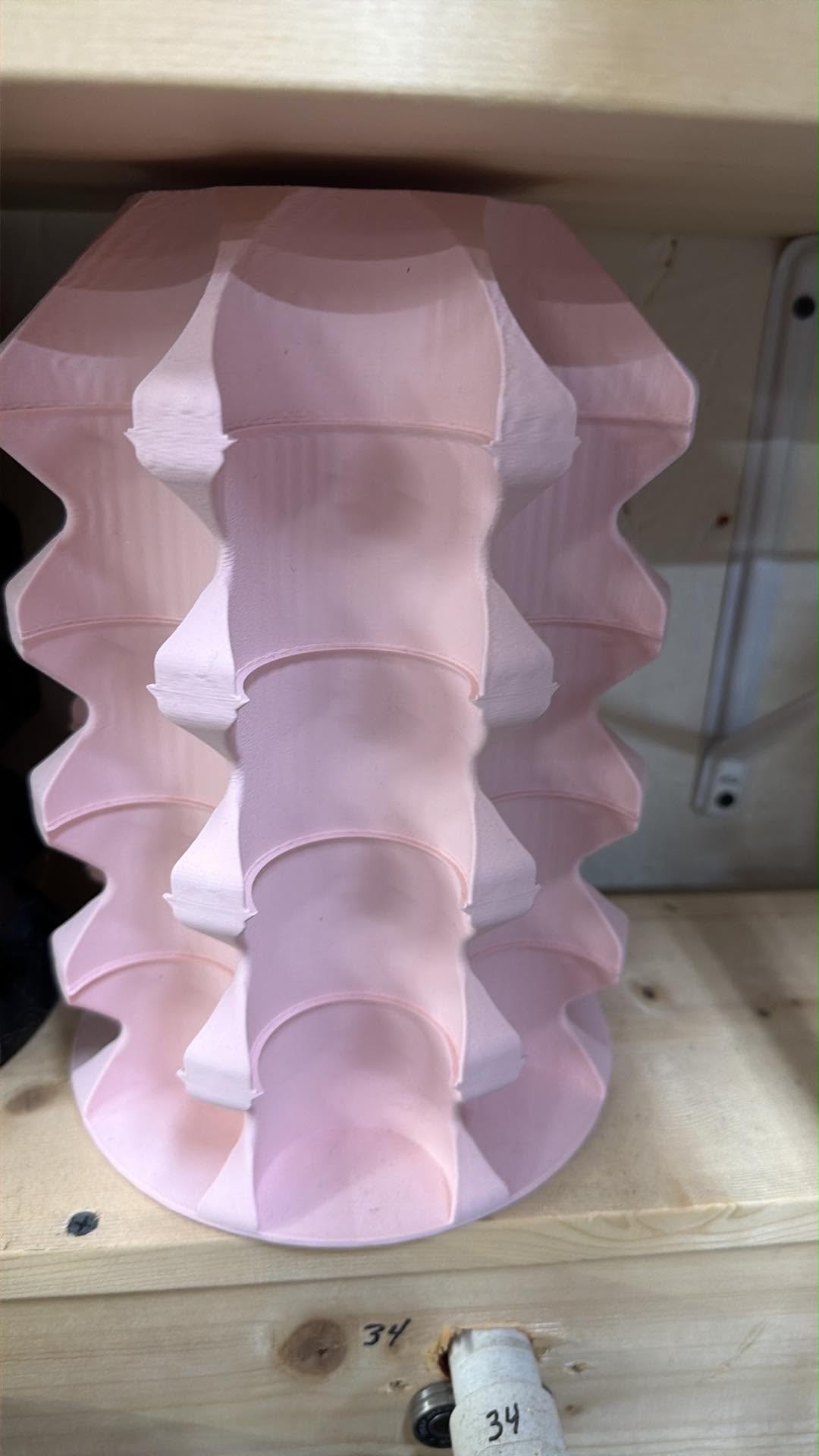 JAR CAROUSAL ~ PINK ~ SCRATCH AND DENT ~ ALLISON