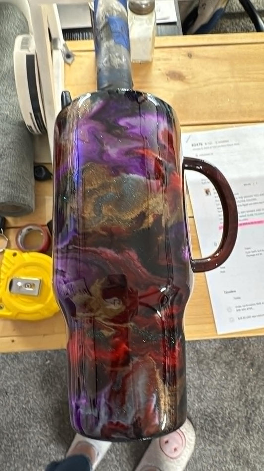 1118 ~ 24oz travel mug maggie ~ amy f