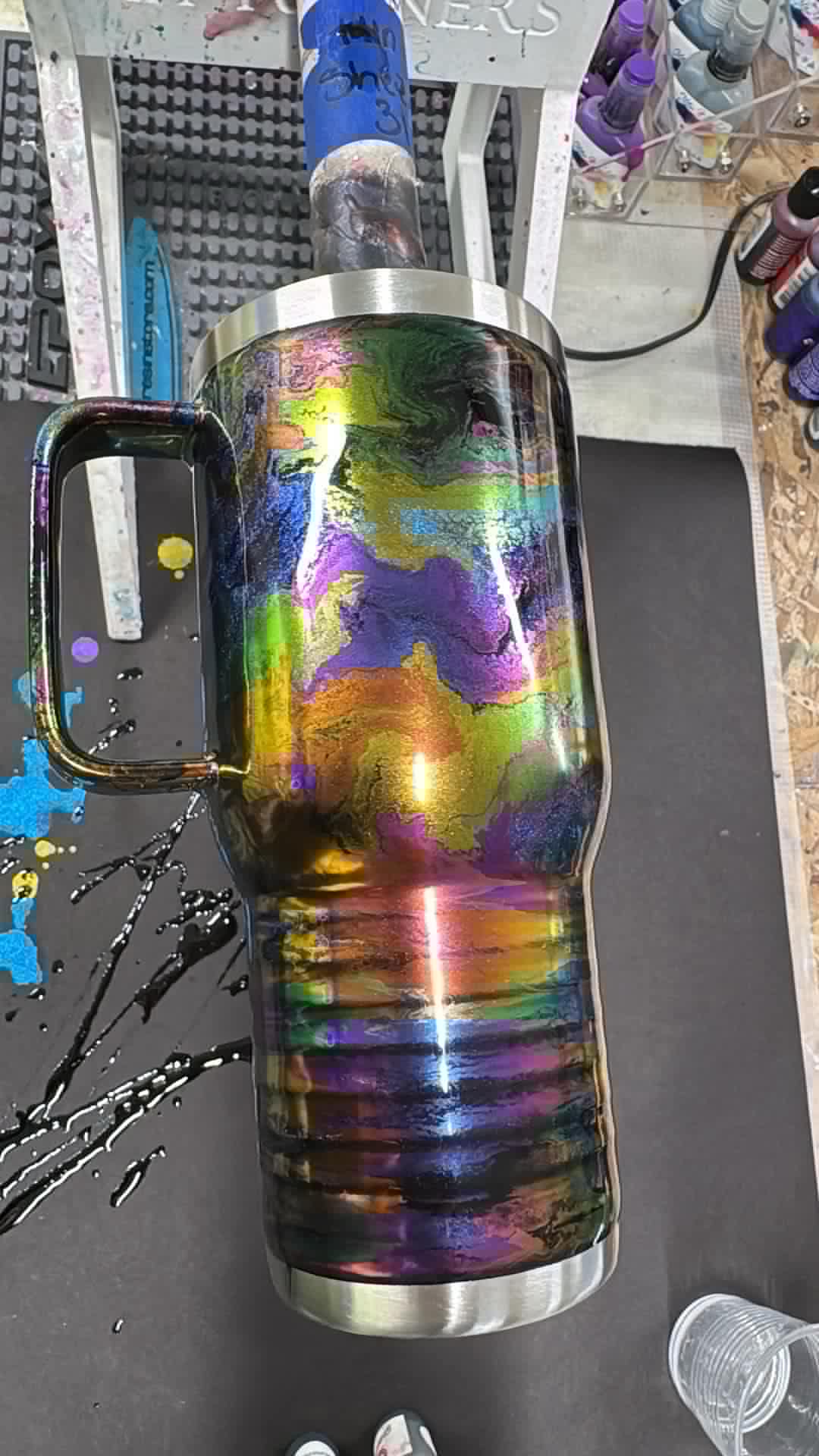 1410 ~ 20oz Polar Camel Travel Mug ~ white ~ M Duncan