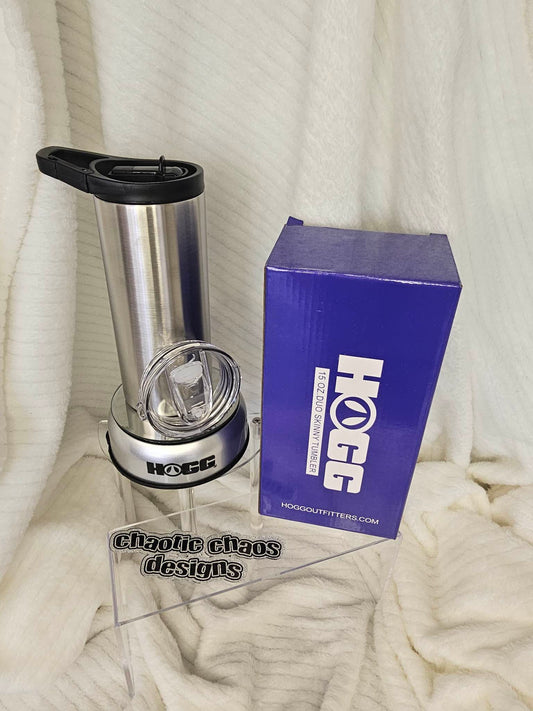 719 ~ 15oz Duo ~ STAINLESS GLOW BASE ROCK CANDY ~ AMY F