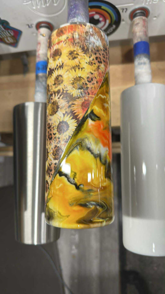 1670 ~ 20oz Skinny ~ SUNFLOWERS V ~ Julie K