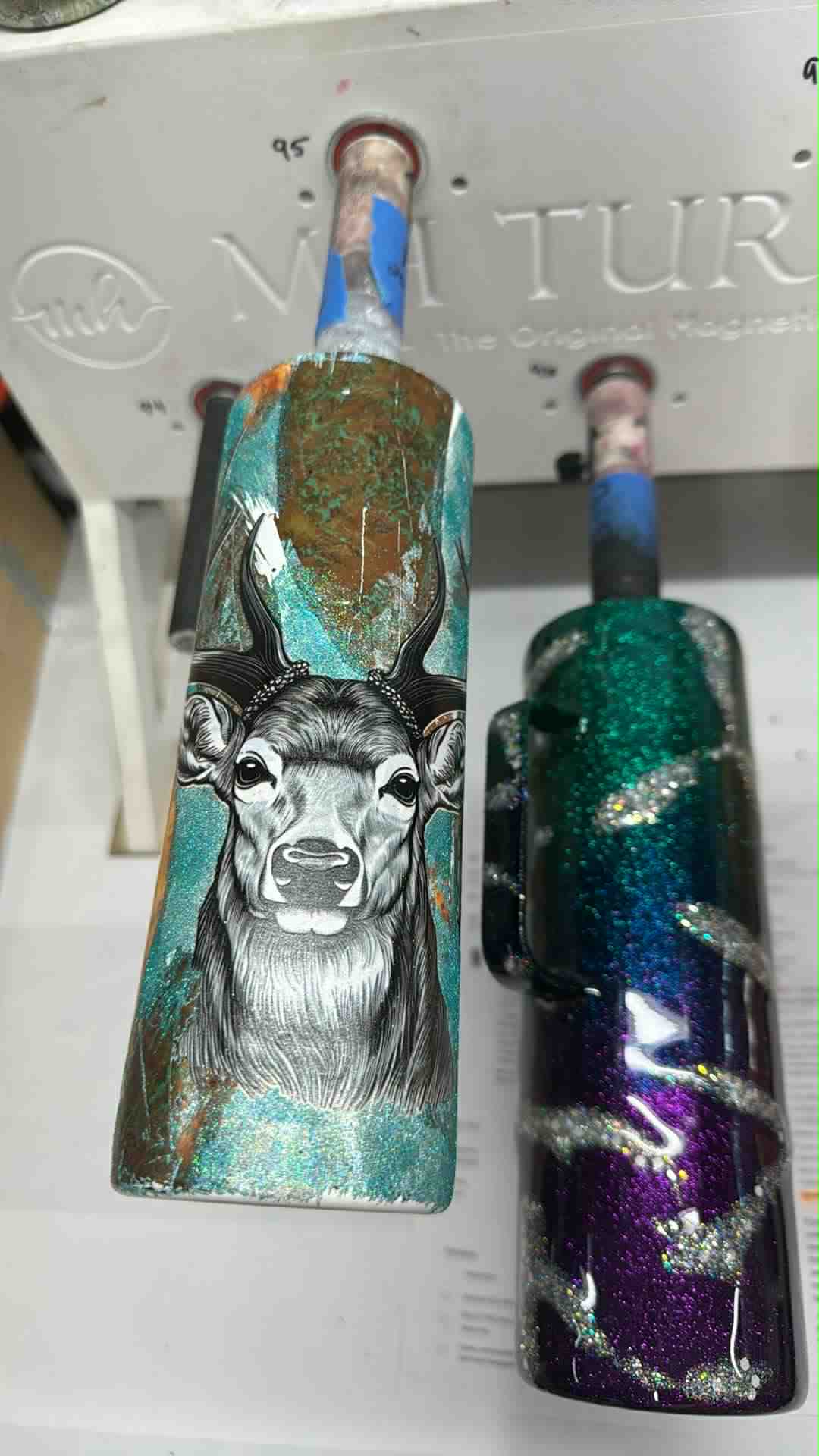 1900 ~ 20oz Skinny Duo ~ MIXED MEDIA ~ ANGELA C