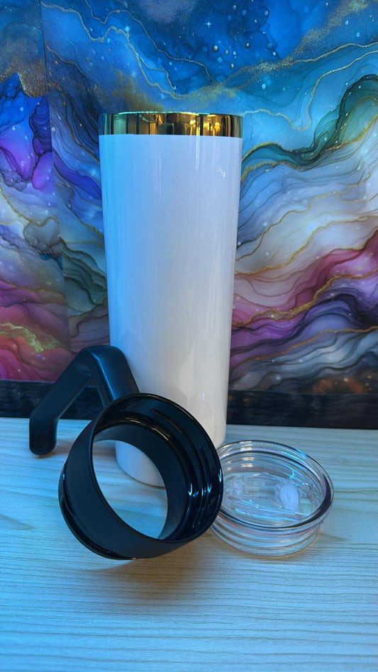 20oz SKINNY ~ TWIST SYSTEM ~ WHITE