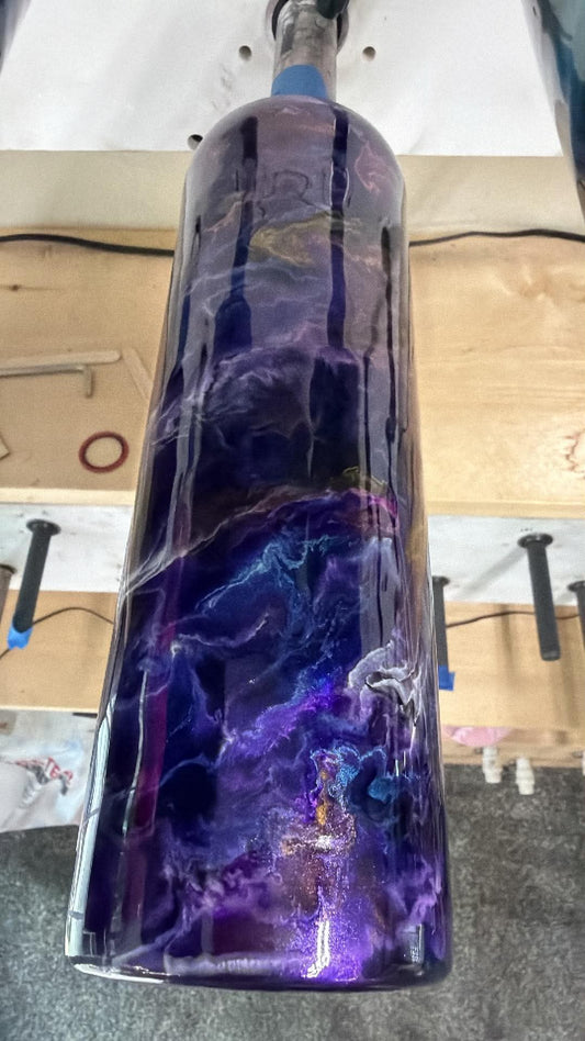 2710 ~ 30oz Skinny ~ GLAZE ~ amethyst ~ connie m