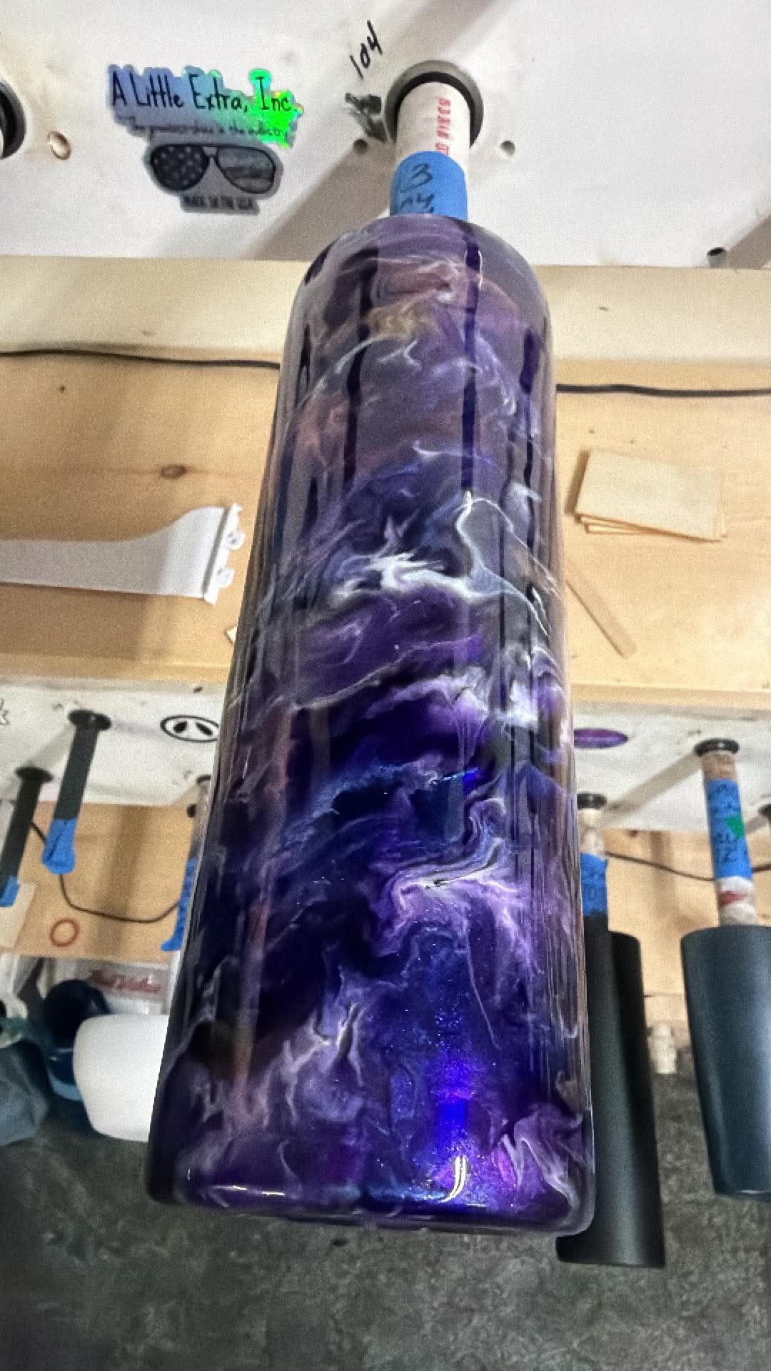2713 ~ 30oz Skinny ~ GLAZE ~ AMETHYST RAIN ~ RICKY