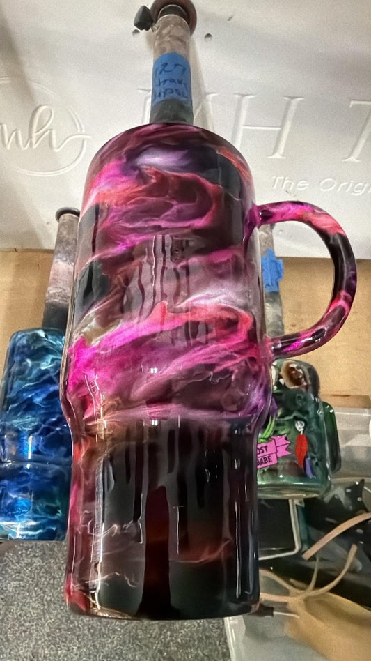 2727 ~ 32oz travel mug TIPSY ~ tracy