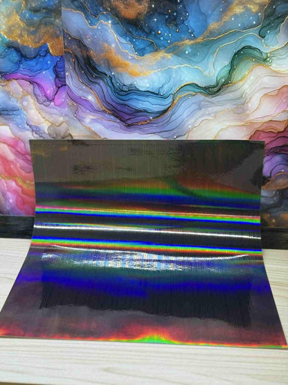 BLACK HOLOGRAPHIC PINSTRIPING