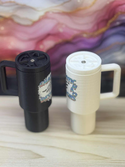 MINI CUP SALT & PEPPER SHAKERS