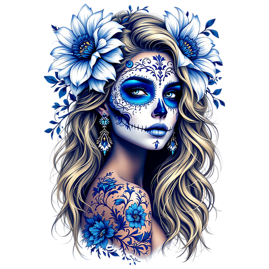 BLUE SUGAR SKULL
