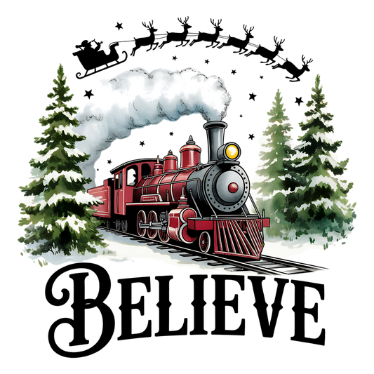 BELIEVE NORTH POLE TRAIN