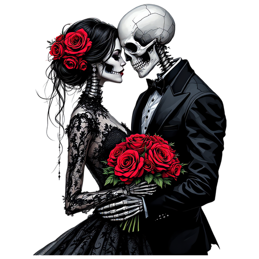 ELEGANT SKELLY COUPLE
