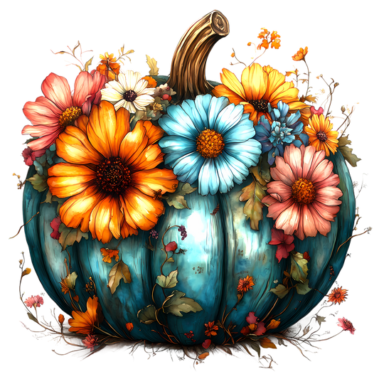 FLORAL PUMPKIN