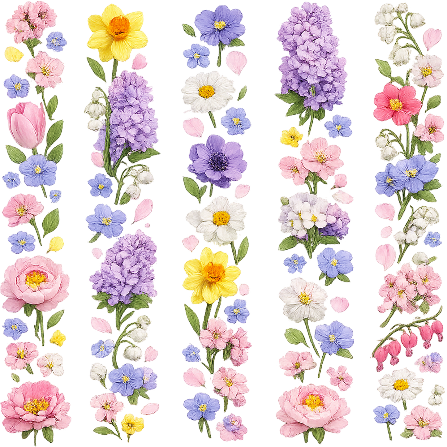 SPRING FLOWER STRIP 1