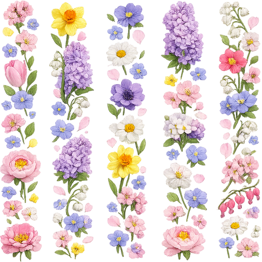 SPRING FLOWER STRIP 1
