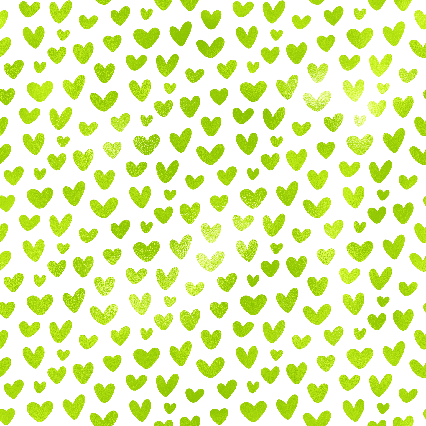 NEON GREEN HEART SHEET