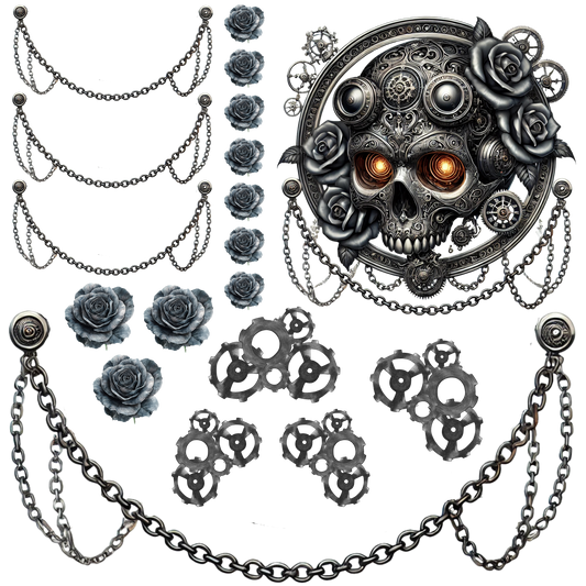 PUNK SKULL ELEMENT SHEET 1
