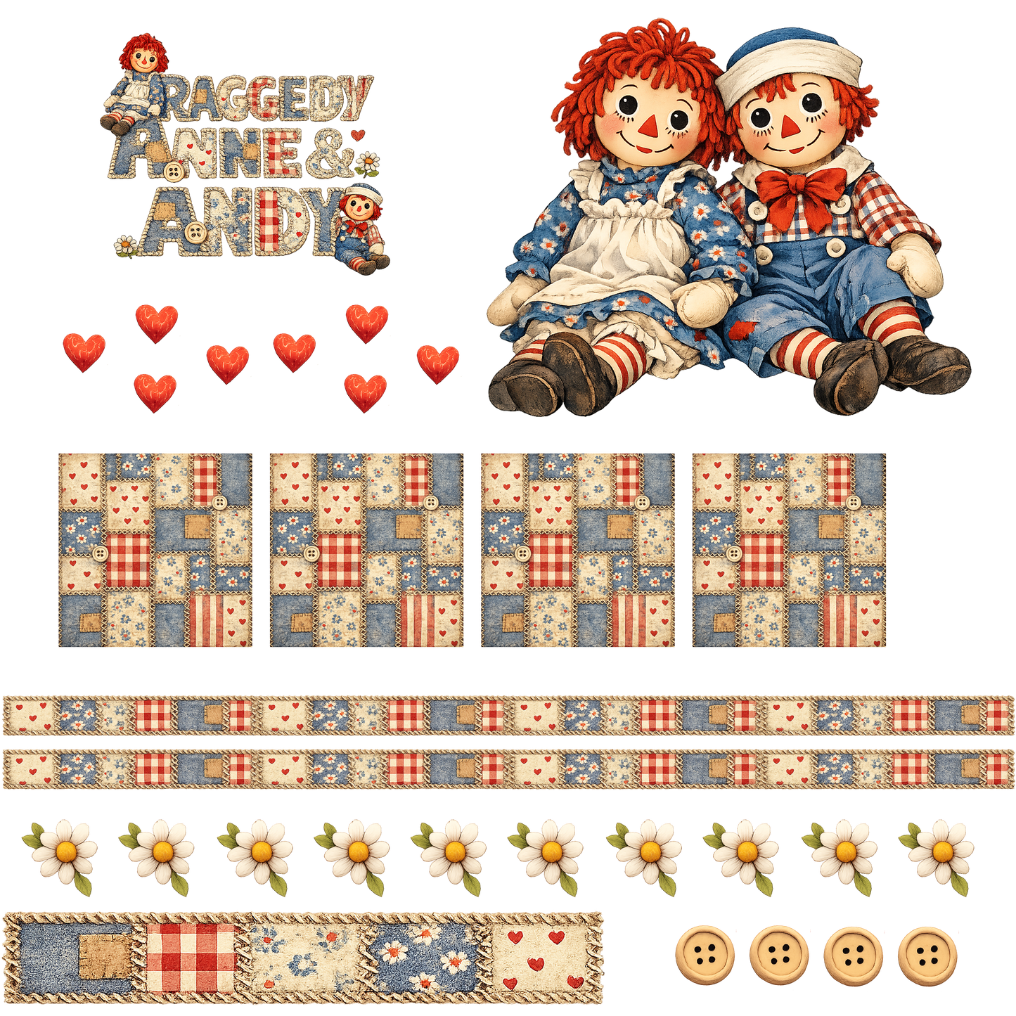 RAGGEDY ANNE & ANDY