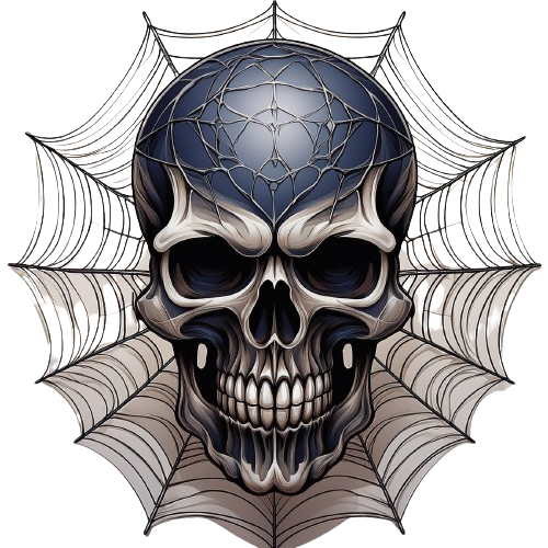 SKULL BLUE 1