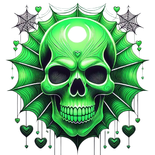 SKULL GREEN 1