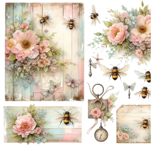 BEES & FLOWERS ELEMENT 2