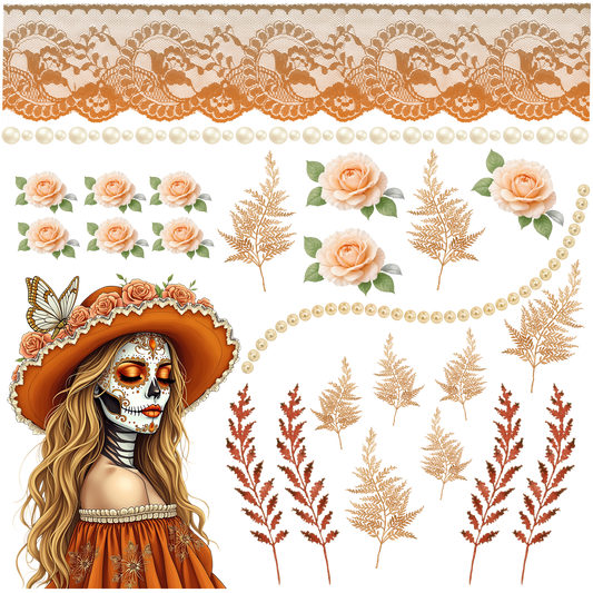 SUGAR SKULL ELEMENT SHEET 5