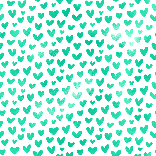 TEAL HEART SHEET