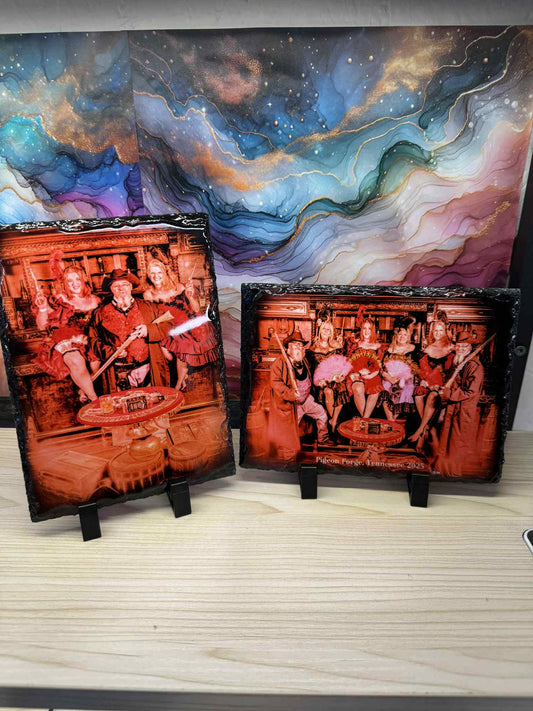 SLATE PHOTO TILES 6" x 8"