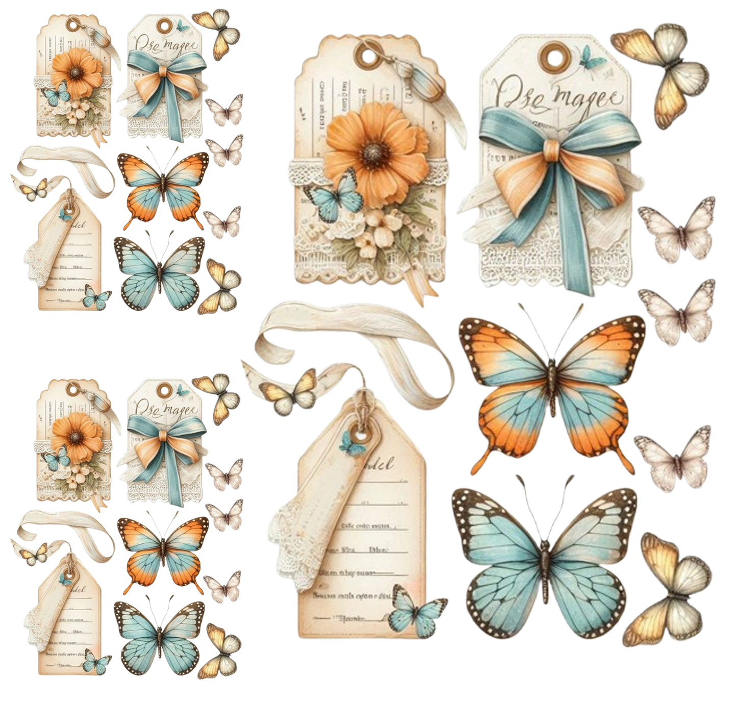 BUTTERFLY TAGS ELEMENT